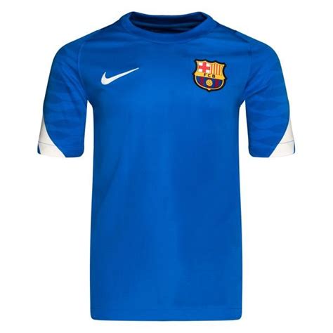 Barcelona Trænings T Shirt Dri FIT Strike Blå Hvid Børn unisport dk