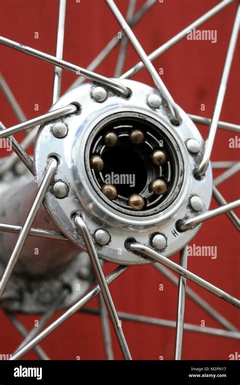 Bicycle Wheel Bearings Stock Photo Alamy