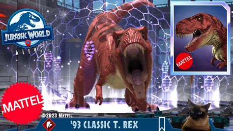 All New Mattel Classic T Rex Unlocked Jurassic World Alive