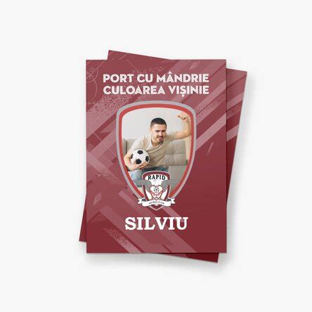 Magnet Fc Rapid X Cm Personalizat Cu Poz I Mesaj Stargift Ro