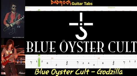 Godzilla Blue Oyster Cult Guitar Bass Tabs Lesson Youtube