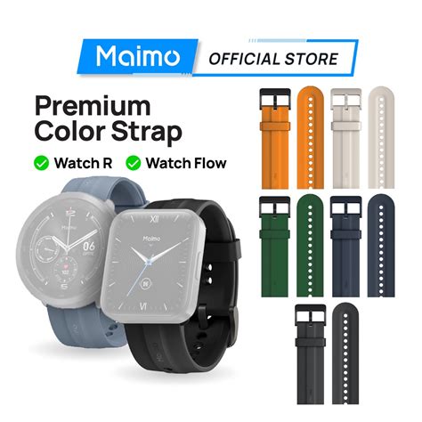 Maimo Watch R Flow Premium Color Strap Silicone Shopee Malaysia