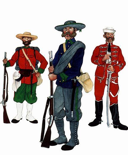 The Mexican Adventure Uniforms Mexican Imperial Troops Uniformi