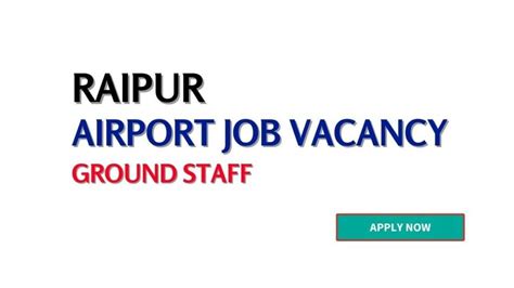 Raipur Airport Job Vacancy For Ground Staff In December 2024