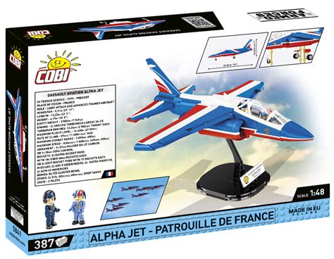 Alpha Jet Patrouille De France Baustein Modell Set Armed Forces Cobi