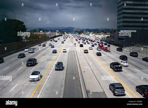 Los Angeles Kalifornien Usa 30 März 2023 Autofahrer Fahren Auf Dem