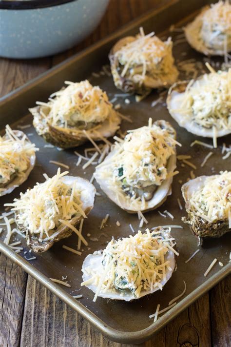 Baked Oysters with Cheese - A Spicy Perspective