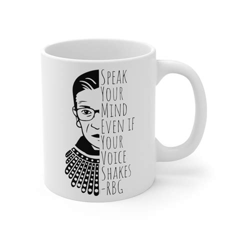 Rbg Mug Ruth Bader Ginsburg Mug Notorious Rbg Coffee Cup Mug Nasty