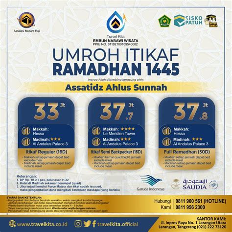 Umroh Itikaf Ramadhan Travel Kita Embun Nabawi Wisata