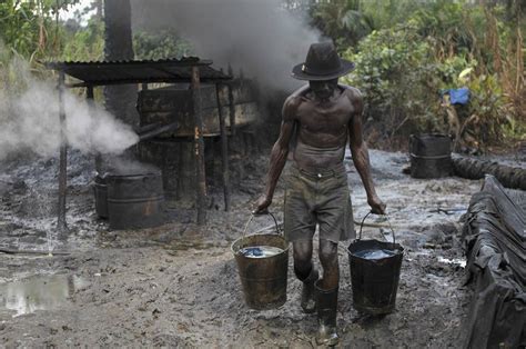 Nigerias Illegal Oil Refineries The Atlantic