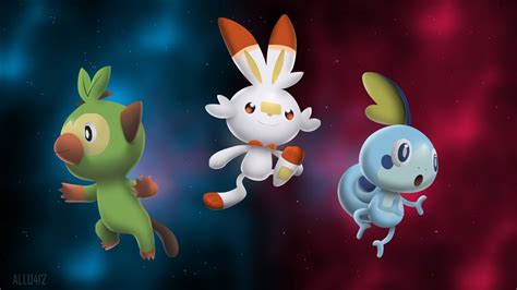 Pokemon Sword And Shield Grookey Scorbunny Sobble Hd Pokemon Sword And