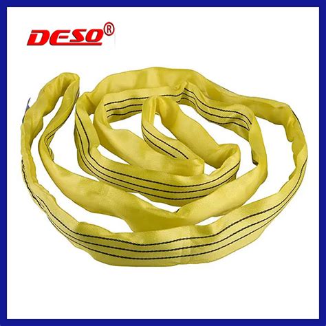 Durable Polyester Soft Endless Lifting Belt Round Webbing Sling China