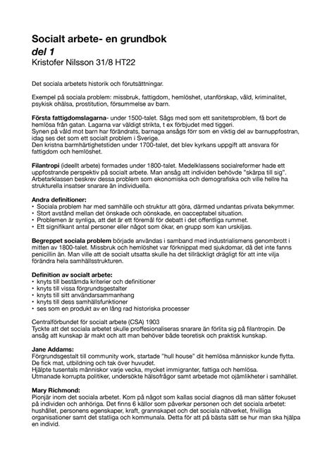 Socialt Arbete En Grundbok F Rl Sningar Socialt Arbete En Grundbok