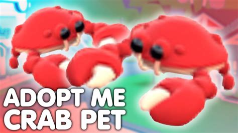 Adopt Me CRAB PET REVEALED New Roblox Adopt Me Ocean Egg Pet Confirmed