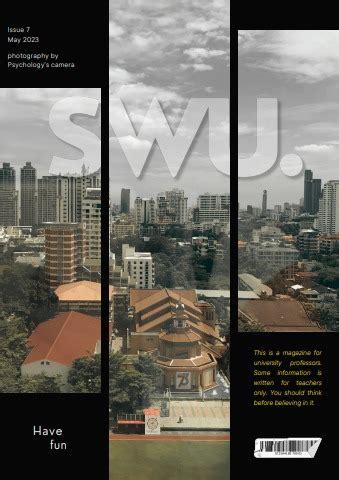 Swu Magazine Pajaree Sresrem Flip Pdf Anyflip