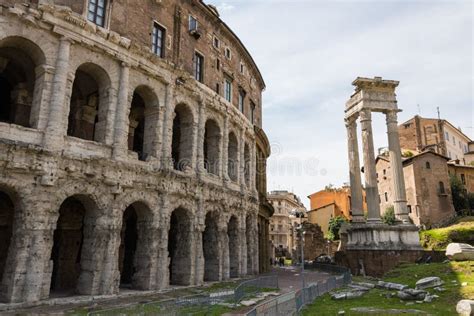 Theatre of Marcellus stock photo. Image of rome, apollo - 56130492