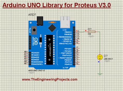 Arduino Uno Library For Proteus V The Engineering Projects