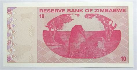 Zimbabwe Billete Dolares P Unc Argcollectibles