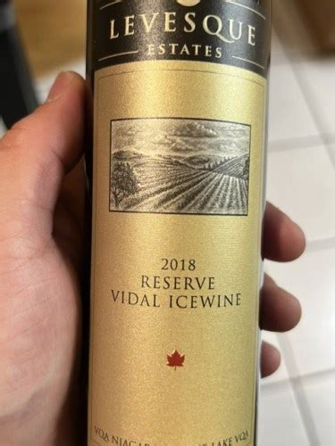 Levesque Estates Reserve Vidal Icewine Vivino Us