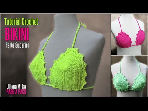 Como Hacer Un Bikini A Crochet Parte Superior En Todos Los Talles