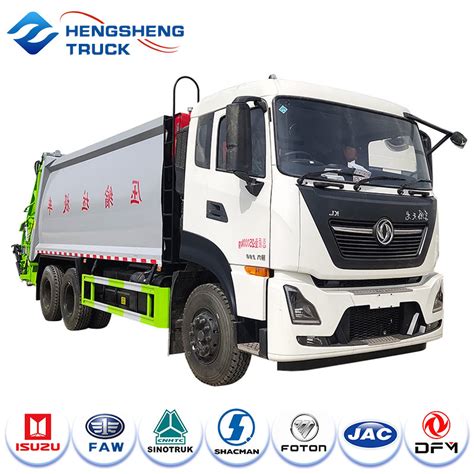 Hydraulic Compression Waste Truck Cbm Rubbish Truck Garbage Compactor