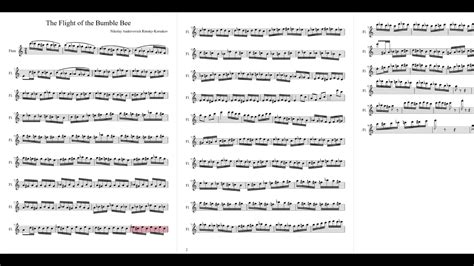 Flight Of The Bumblebee Flute Sheet Music | Medan's Blog