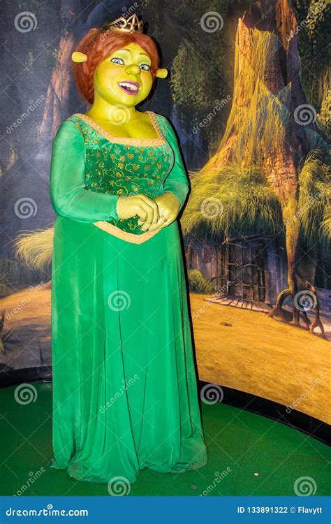 Princess Fiona Wax Statue, Madame Tussaud`s Amsterdam Editorial ...