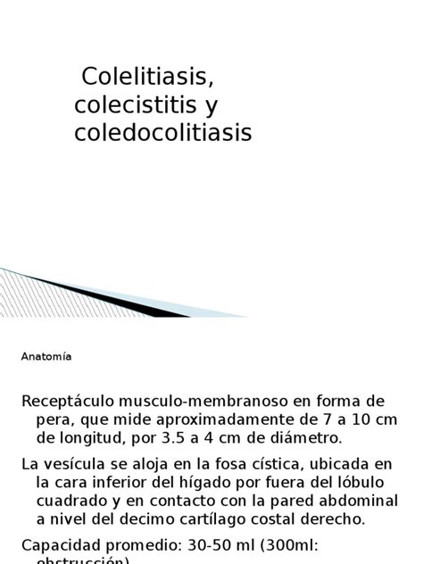 PDF Colelitiasis Colesistitis Y Coledocolitiasis DOKUMEN TIPS