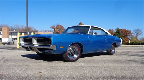 1969 Dodge Charger R T RT 426 Hemi 4 Speed In B5 Blue Ride On My Car