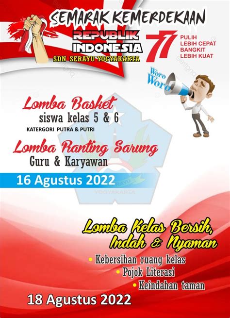 Semarak Kemerdekaan Ri Sdn Serayu Yogyakarta Menyelenggarakan Lomba