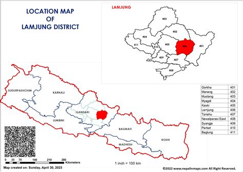 Lamjung | Nepal in Maps