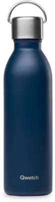 Bouteille Isotherme QWETCH Isotherme ACTIVE Matt Bleu Marine 600ml