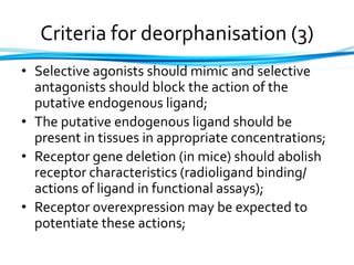 Orphan GPCRs An Update PPT