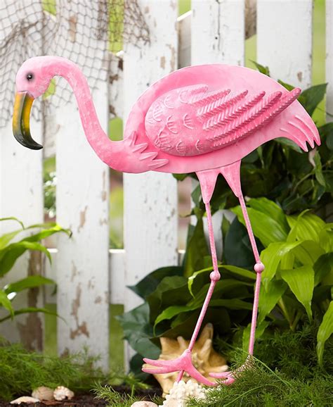 Flamingo Garden Decor Flamingo Garden Lawn Decor Garden Art