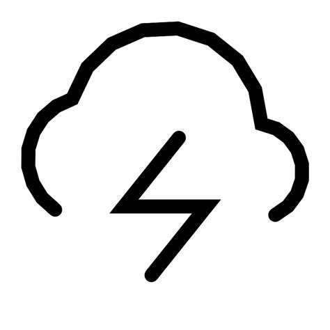 Cloud Lightning Vector Svg Icon Svg Repo