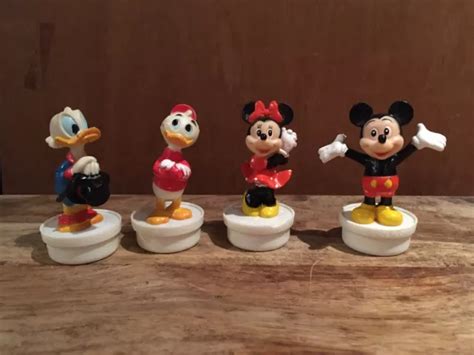 FIGURINES DISNEY NESTLÉ Smarties Topper vintage années 1980 Mickey