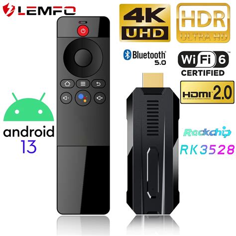 LEMFO ATV Android 13 Ak Ll TV Ubuk Mini PC Mini Yonga Seti RK3528 4K 8K