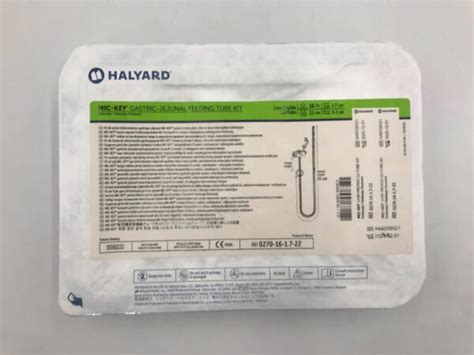 HALYARD 0270 16 1 7 22 Mic Key Gastric Jejunal Feeding Tube Kit Low