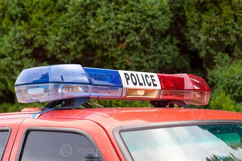 Siren of a Chinese police car in Beijing 22937930 Stock Photo at Vecteezy