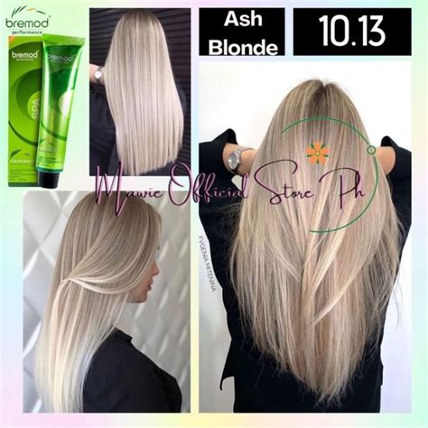 NEW Bremod Hair Color 10 13 ASH BLONDE 100ml SET With Oxidizer Cream