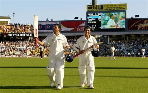 Sachin Tendulkar acknowledges the crowd after his third double-hundred ...