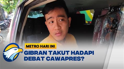 Respon Gibran Dianggap Takut Debat Youtube