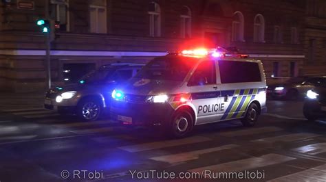 Prague Police Mva Traffic Van Responding Praha Policie R Vw T Cz