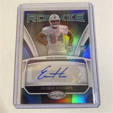 Elijah Higgins 2023 Panini Certified Rookie Signatures AUTO 149