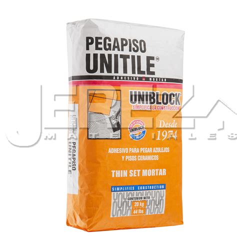 Adhesivo Unitile Uniblock Kg Materiales Jerez