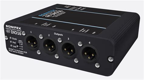 Sonifex Avn Dio Audio Interface Dante Poe Powered X Analogue Xlr