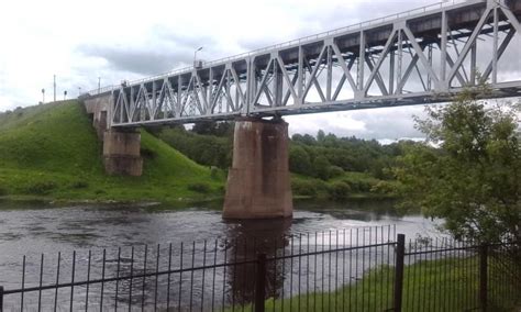 Railway bridge over the Volga river - Rzhev