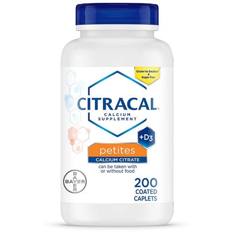 Citracal Calcium Citrate D Coated Tablets Petites Walgreens