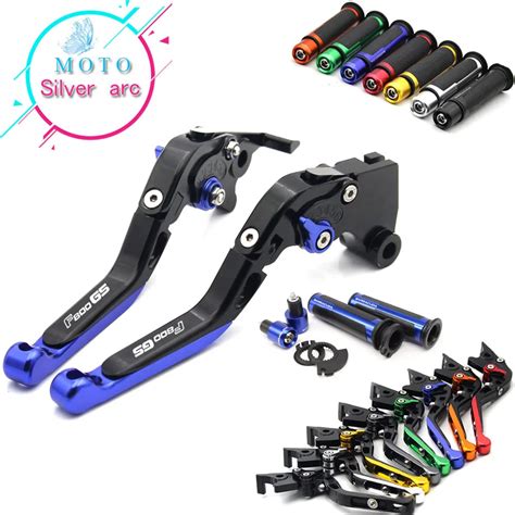 Colors Cnc Folding Brake Clutch Levers Handlebar Hand Grips Set For