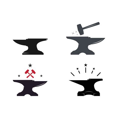 Blacksmith logo design vector 22058506 Vector Art at Vecteezy